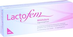 LACTOFEM Milchsure Vaginalzpfchen