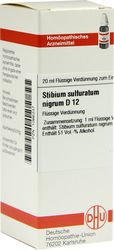 STIBIUM SULFURATUM NIGRUM D 12 Dilution