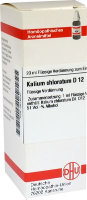 KALIUM CHLORATUM D 12 Dilution